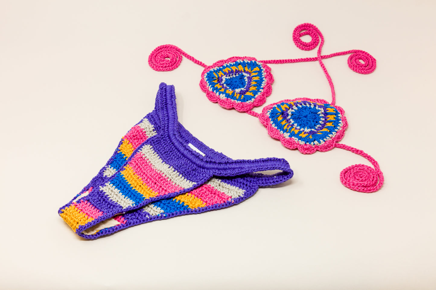 Bahia Bikini Pink/Purple/Blue