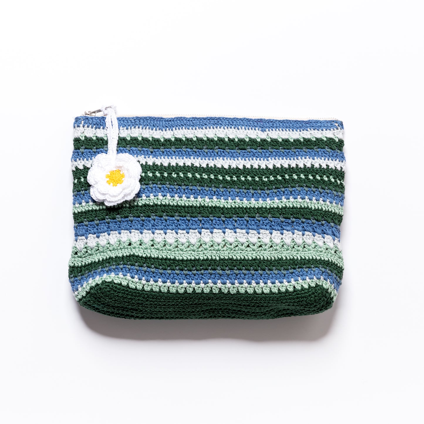Meadow Clutch Blue/Green Leaf
