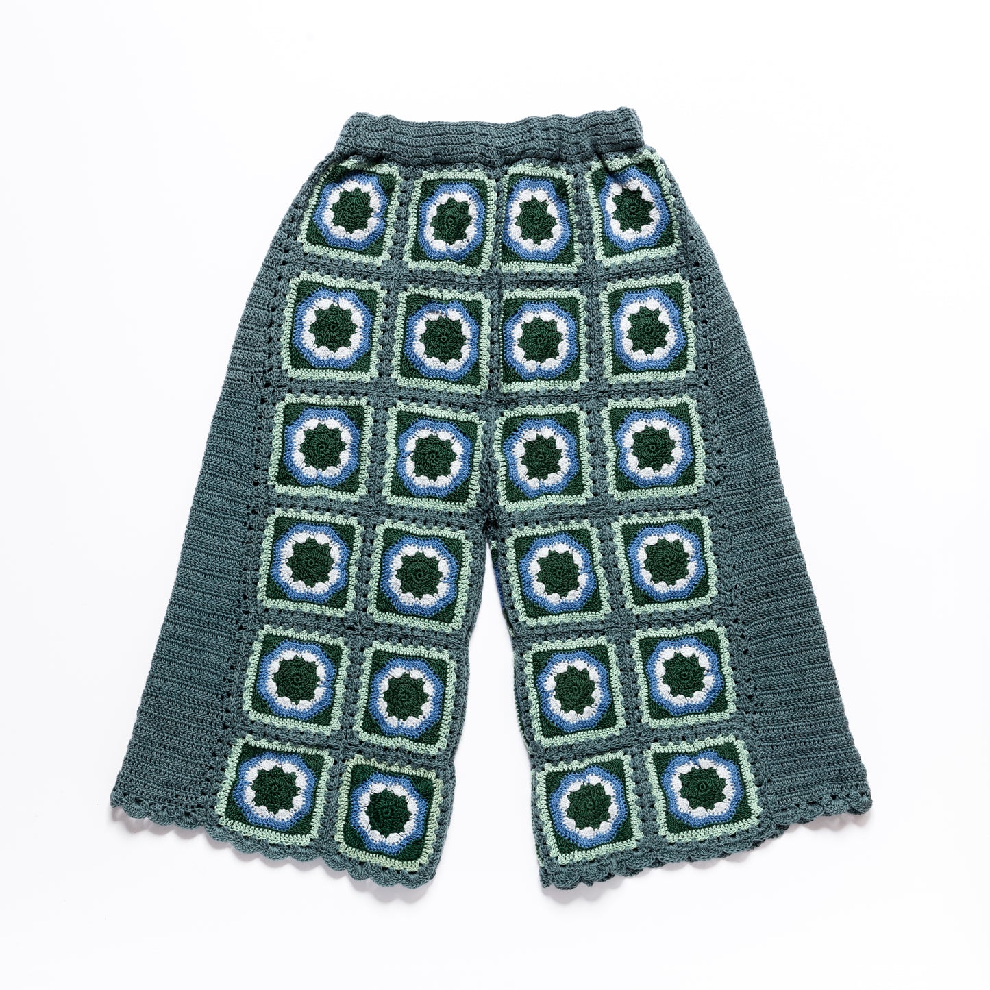 Boy Bermuda Blue/Green Leaf