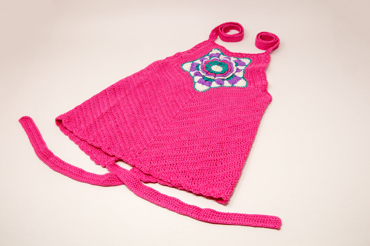 Flower Halterneck Top Pink