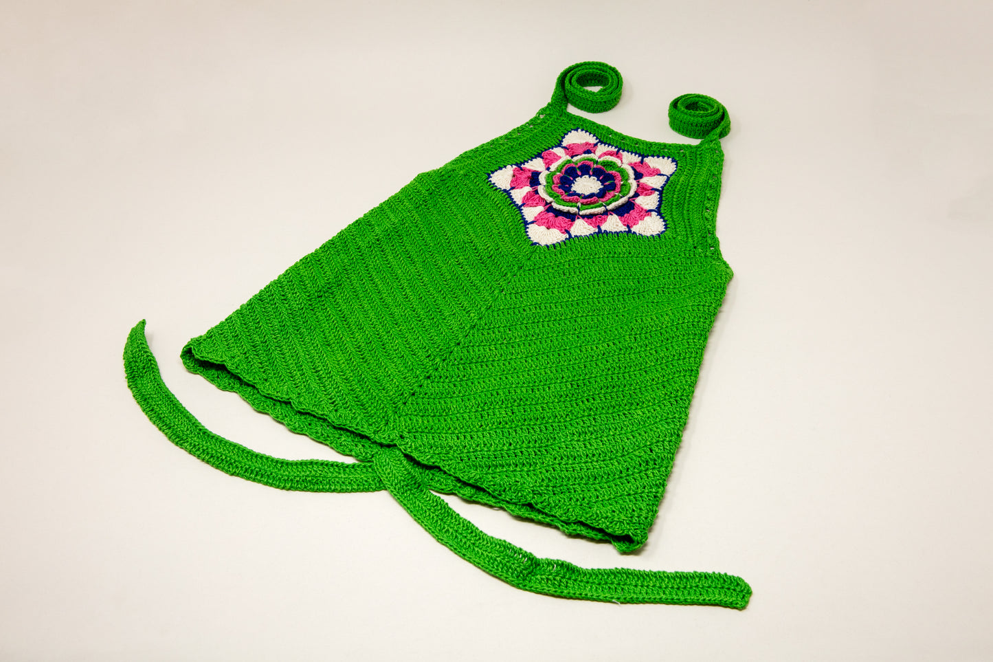 Flower Halterneck Top Grass