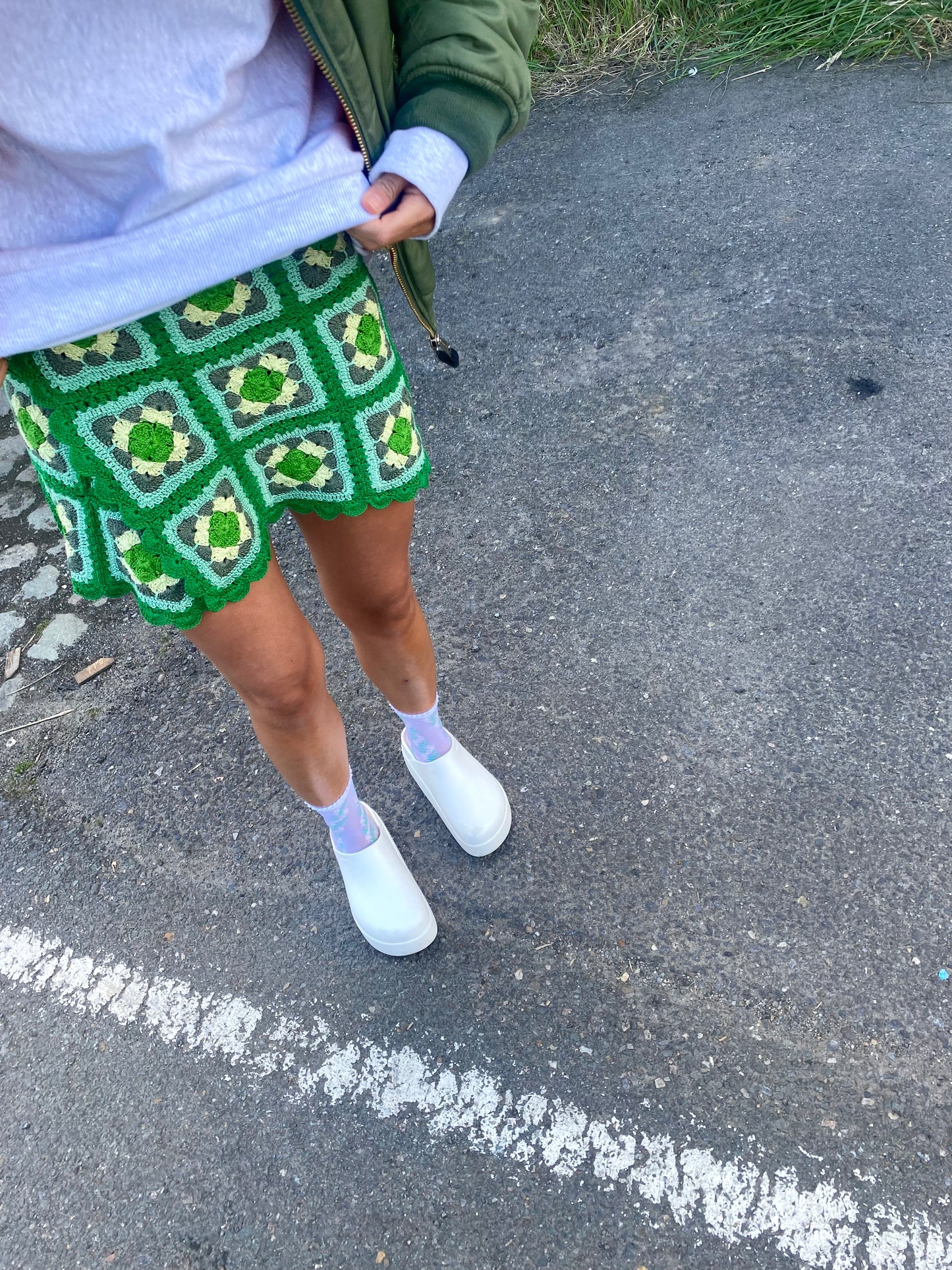 Palermo Skirt Multi Green