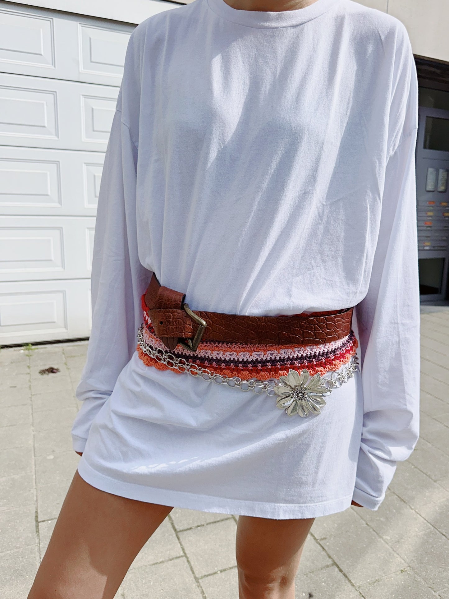 Lipsi Belt Açai/Light Pink