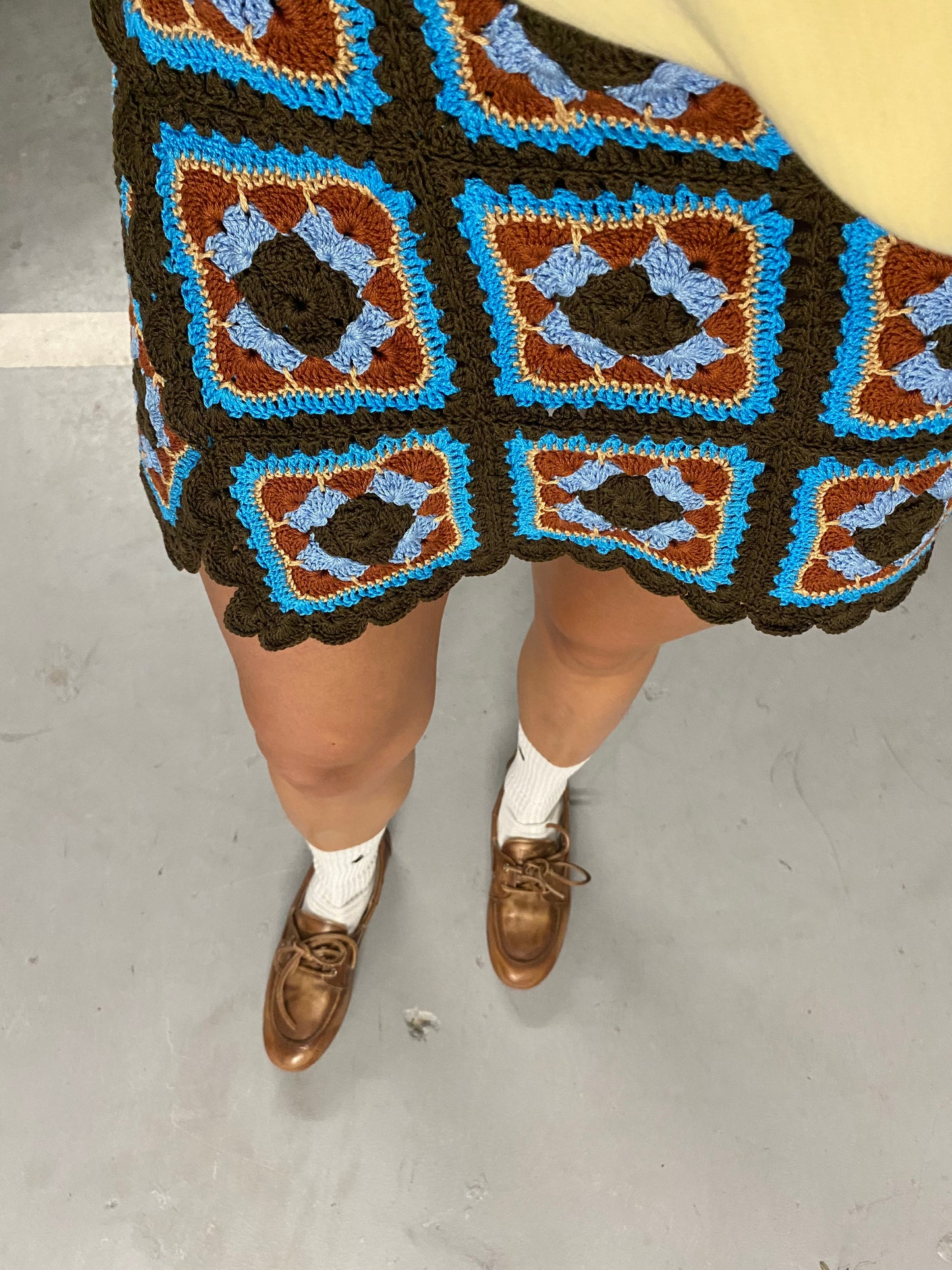 Palermo Skirt Brown/Aqua