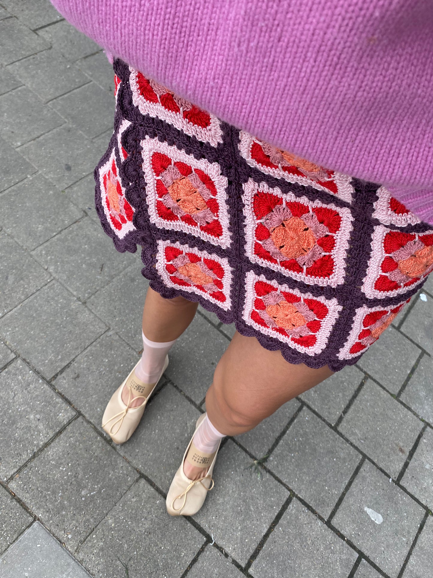 Palermo Skirt Açai/Light Pink