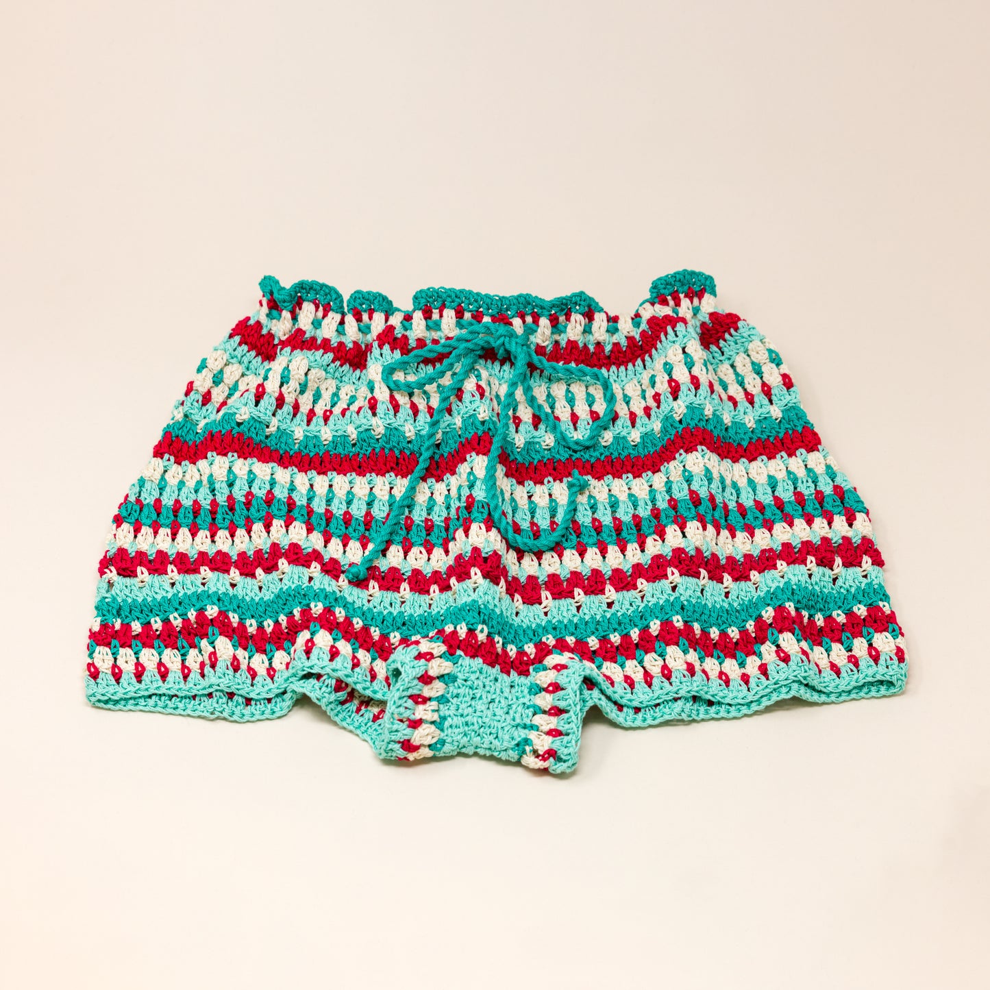 Skala Short Red/Turquoise