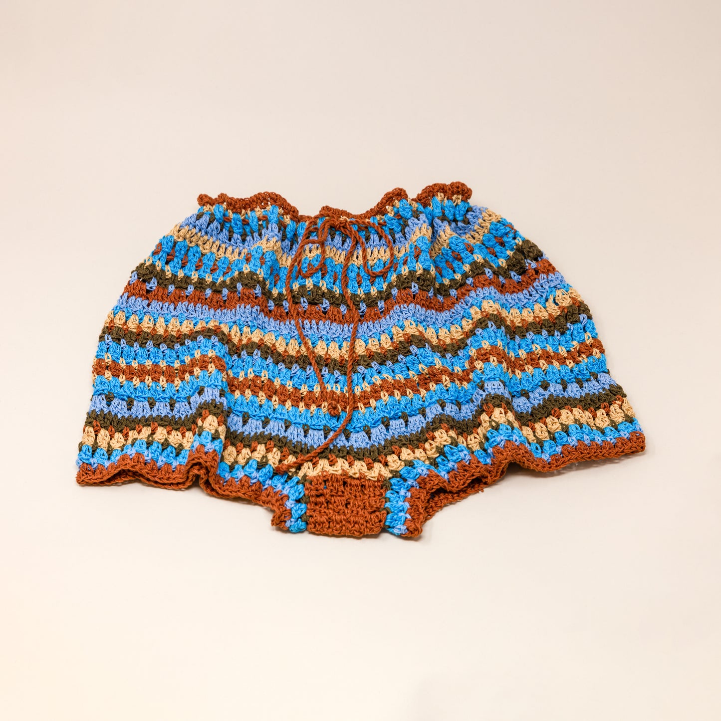 Skala Short Brown/Aqua