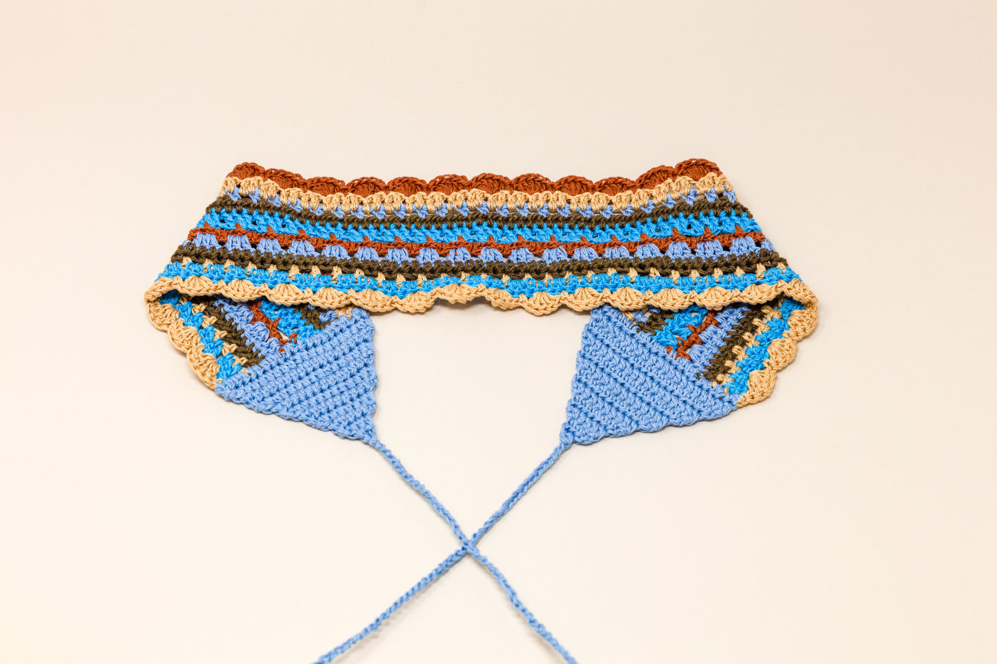 Lipsi Belt Brown/Aqua