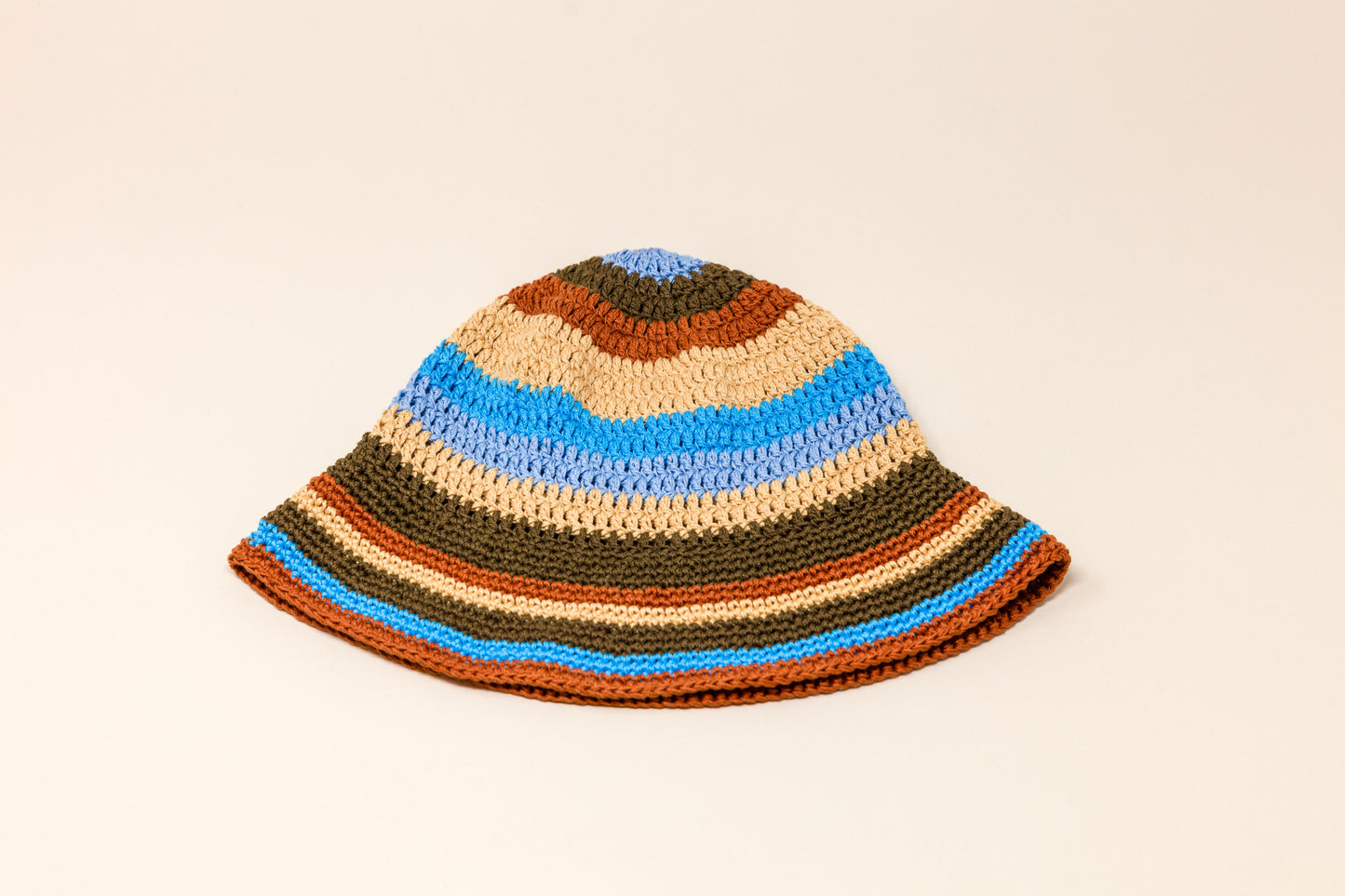 Bucket Hat Brown/Aqua