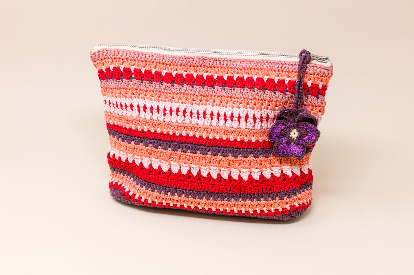 Meadow Clutch Açai/Light Pink