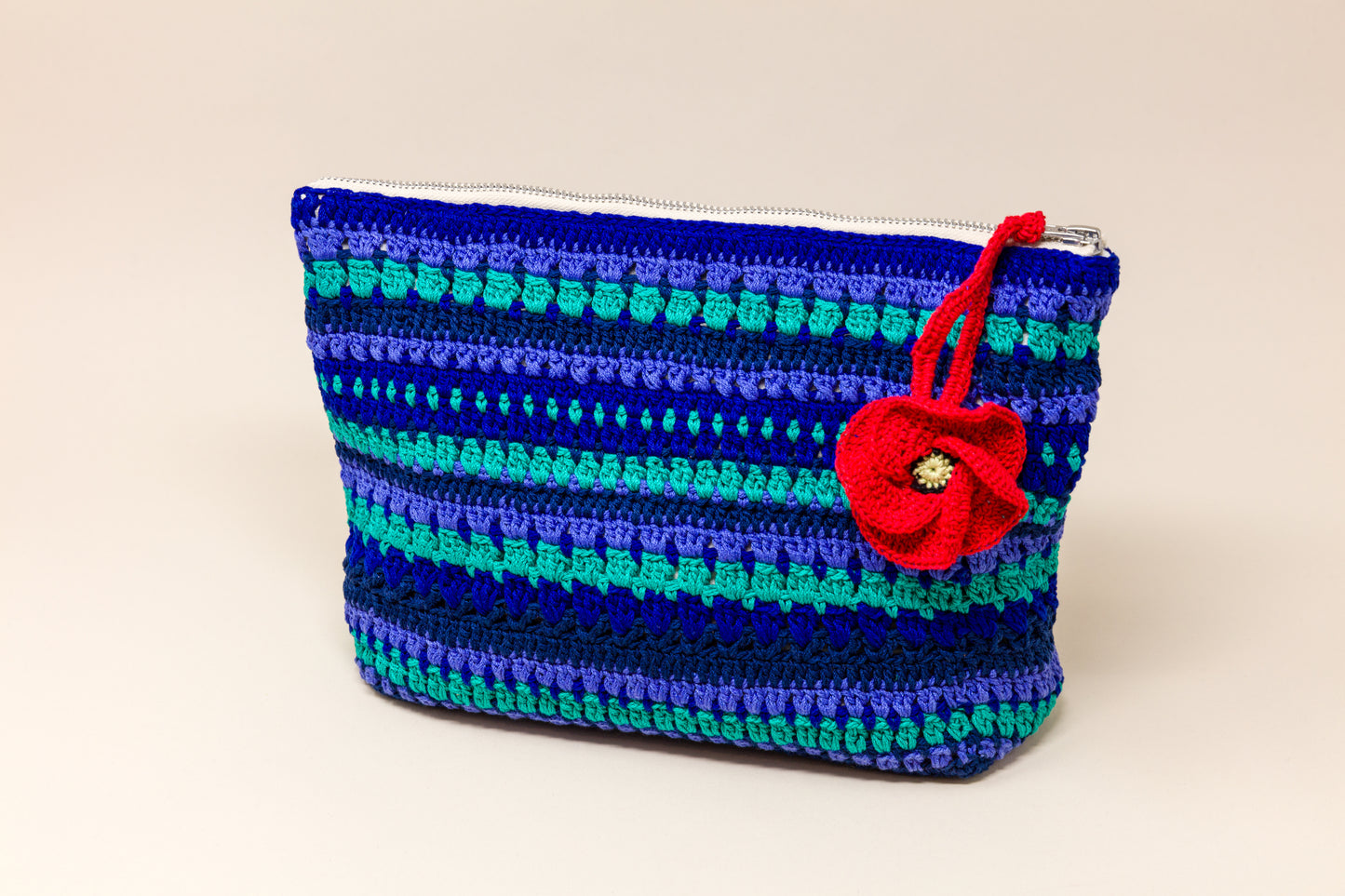 Meadow Clutch Multi Blue
