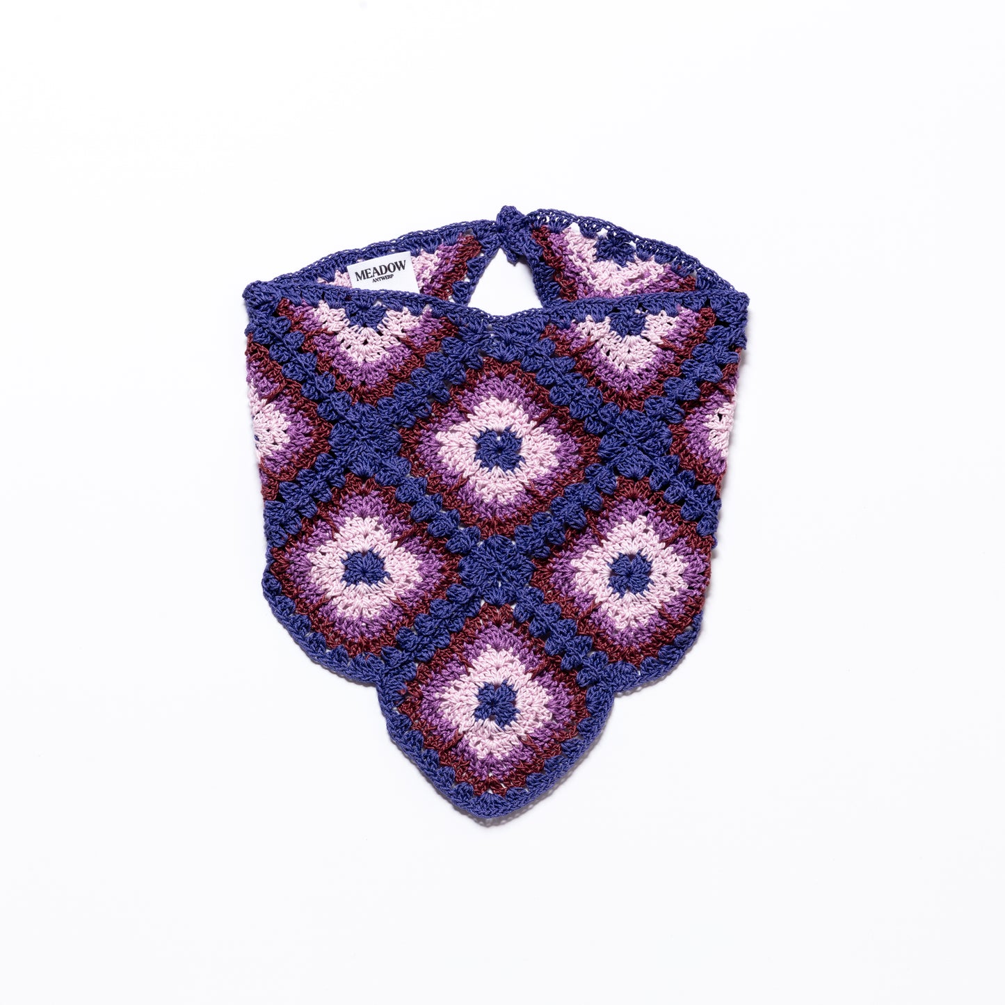 Triangle Headscarf Multi Purple