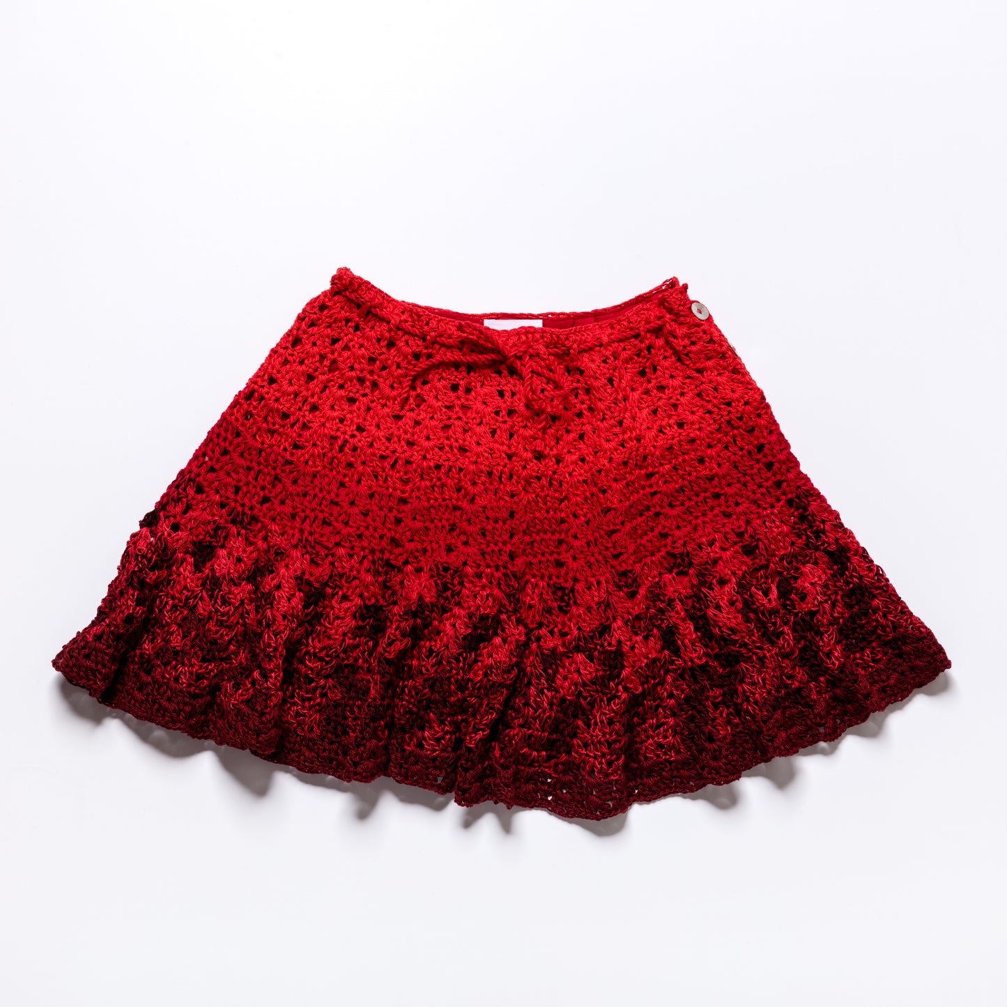 Flowy Mini Skirt Red
