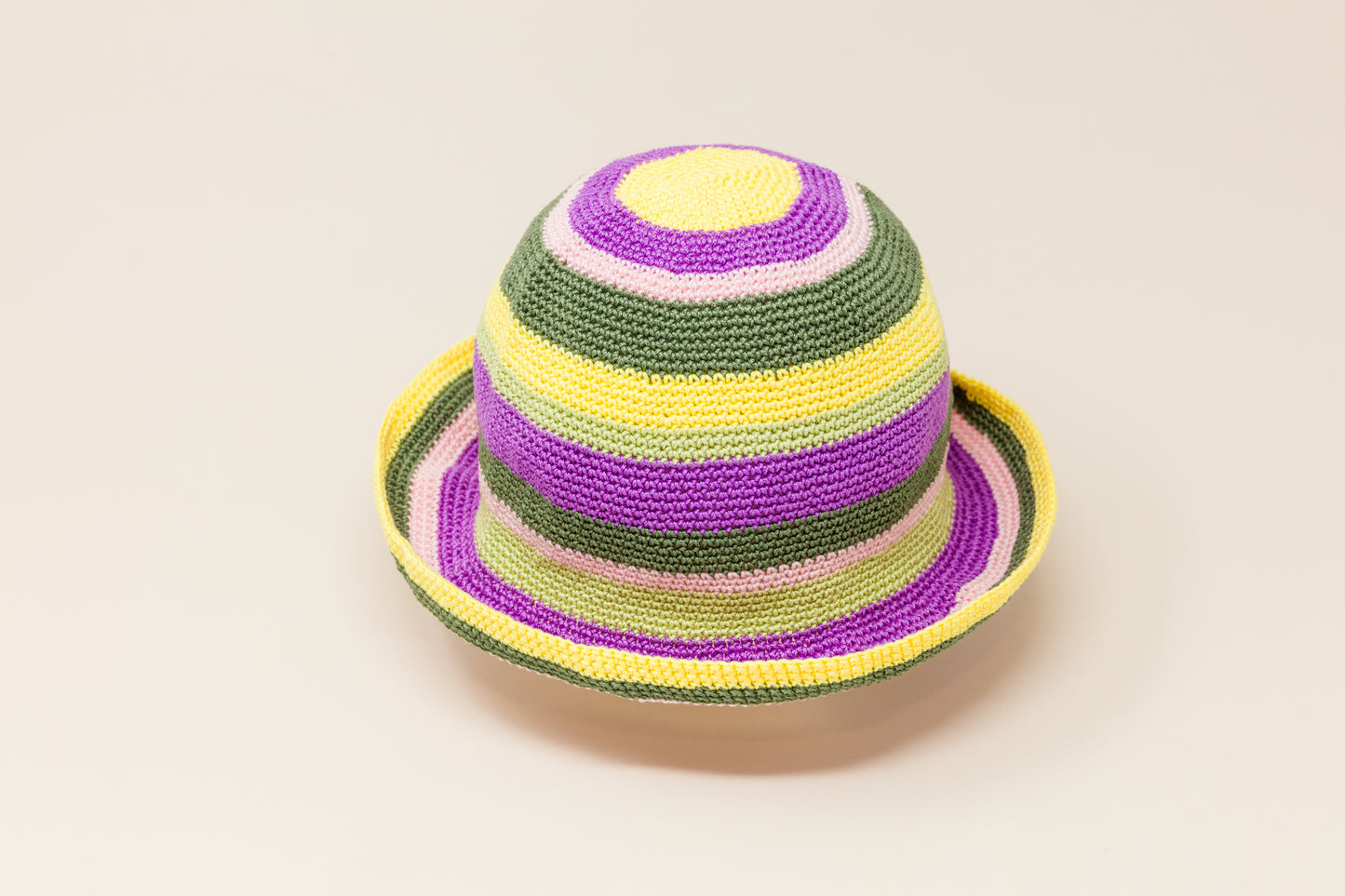 Bucket Hat Purple/Khaki
