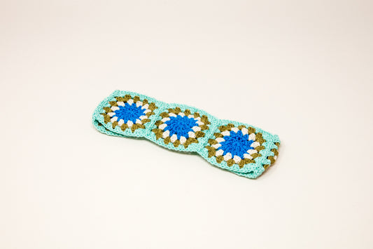 Headband Ecru/Turquoise