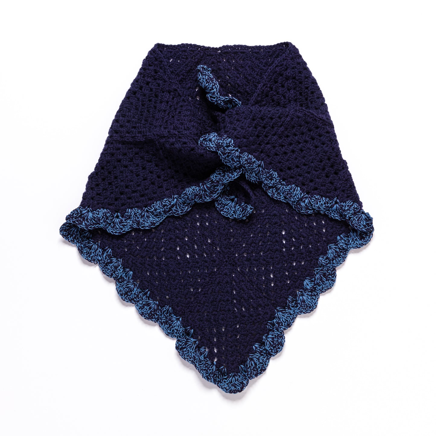 Triangle Scarf Navy