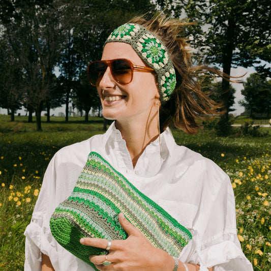Headband Multi Green
