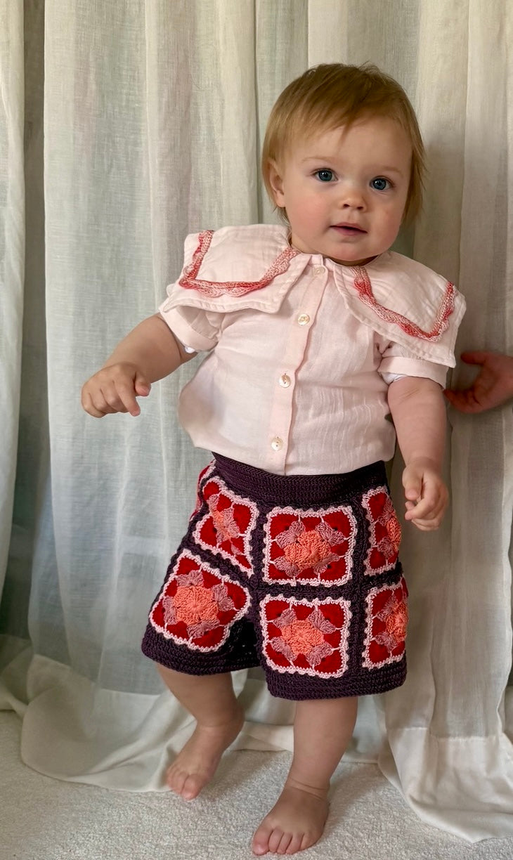 Sol Short KIDS Açai/Light Pink - YAARN X MEADOW COLLAB EXCLUSIVE