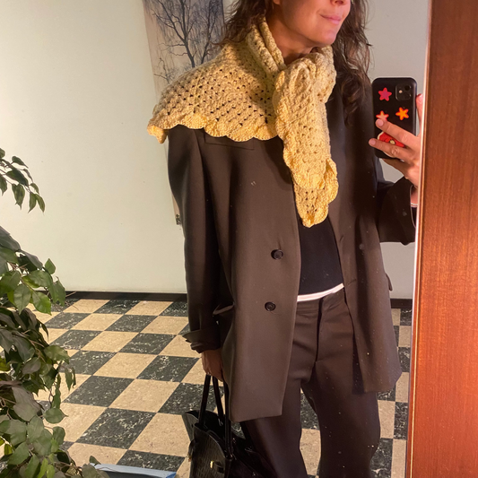 Triangle Scarf Light Yellow