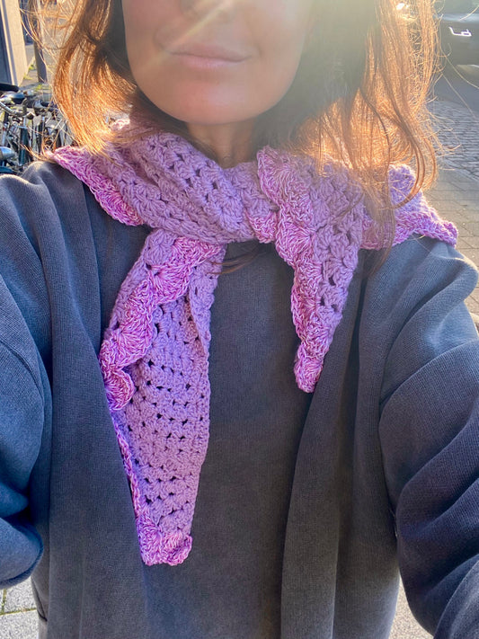 Triangle Scarf Lilac