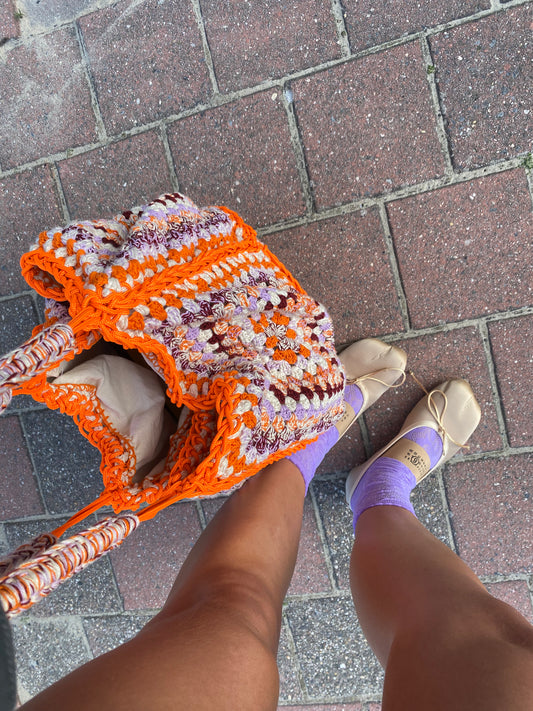 Meadow Bag Orange/Lilac