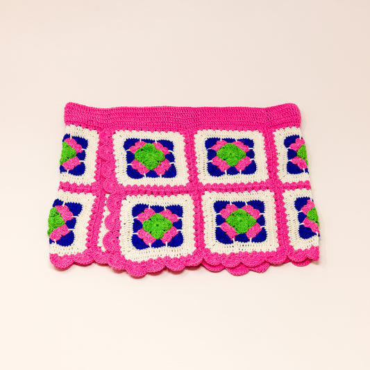 Mini Palermo Skirt Pink/Blue